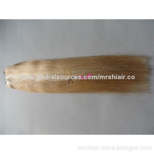 24-inch Piano Color 27#/613# Silk Straight Peruvian Hair Weaving